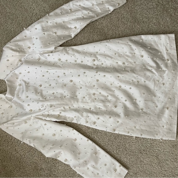 Bead-embellished Satin Dress- NWT - Picture 12 of 13